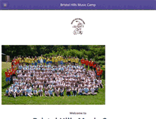 Tablet Screenshot of bristolhills-musiccamp.com